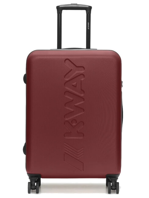 KWAY MAXILOGO Wózek średniej wielkości czerwono-brązowo-niebieski - Wózki twarde