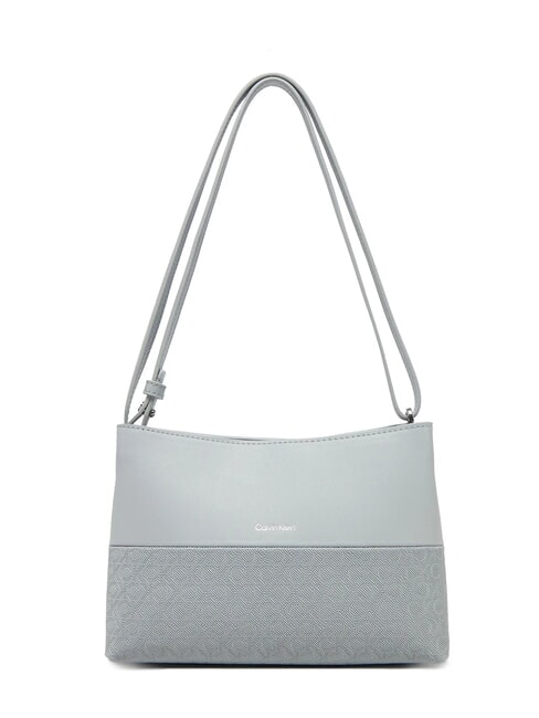 CALVIN KLEIN CK MIXMEDIA Torba na ramię / torba crossbody miraż szary - Torby damskie