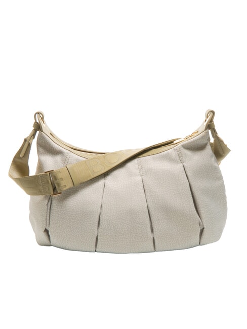 BORBONESE CROISSANT HOBO MEDIUM Torba na ramię z paskiem na ramię khaki - Torby damskie