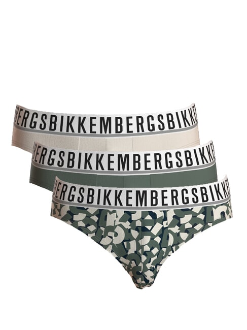 BIKKEMBERGS BRIEF MIX 3 poślizg las - Majtki męskie