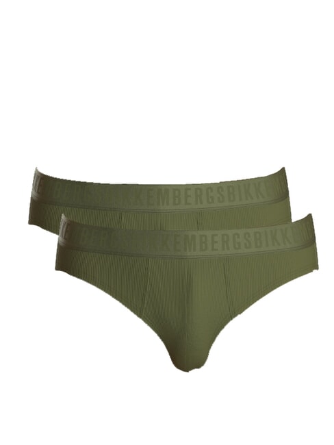 BIKKEMBERGS NEW CLASSIC BRIEF 2 poślizg wojskowy - Majtki męskie