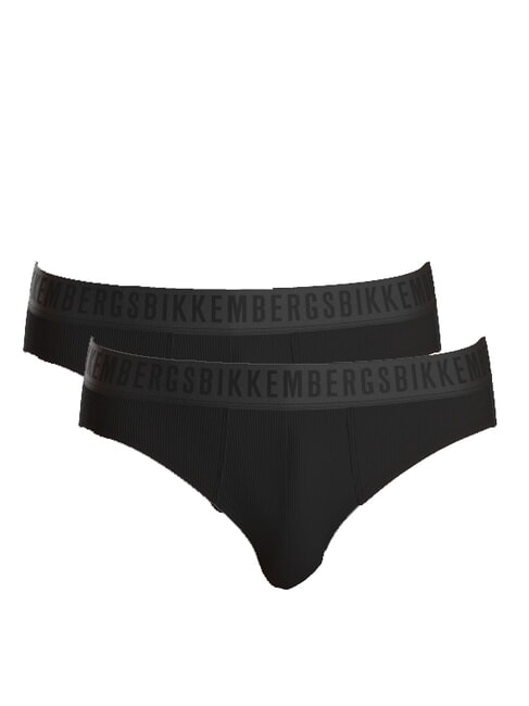 BIKKEMBERGS NEW CLASSIC BRIEF 2 poślizg czarny - Majtki męskie