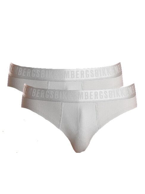 BIKKEMBERGS NEW CLASSIC BRIEF 2 poślizg biały - Majtki męskie