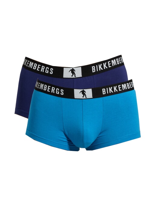 BIKKEMBERGS NEW PUPINO TRUNK 2 bokserki ocean - Majtki męskie