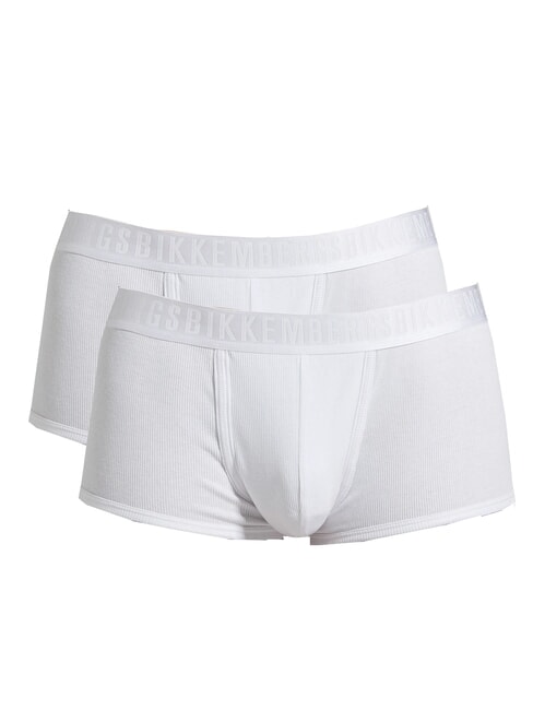 BIKKEMBERGS NEW CLASSIC TRUNK 2 bokserki biały - Majtki męskie