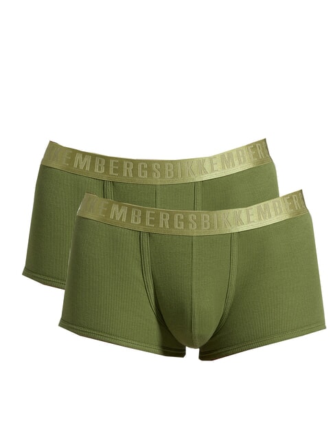 BIKKEMBERGS NEW CLASSIC TRUNK 2 bokserki wojskowy - Majtki męskie