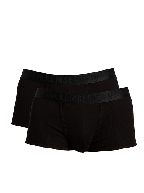 BIKKEMBERGS NEW CLASSIC TRUNK 2 bokserki czarny - Majtki męskie