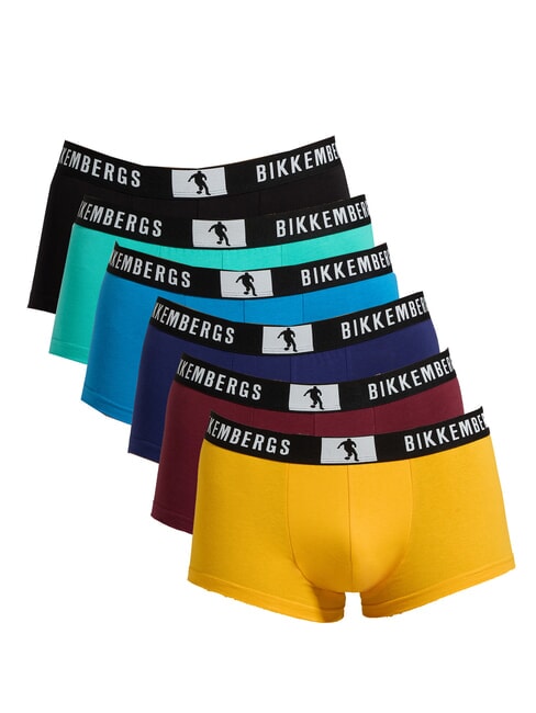 BIKKEMBERGS NEW PUPINO TRUNK 6 bokserów wielobarwność - Majtki męskie