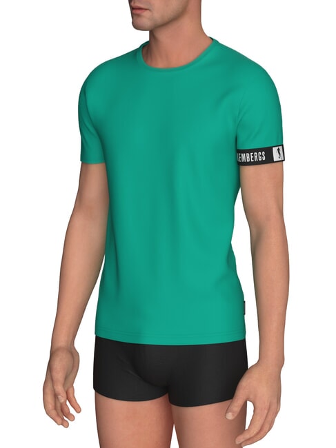 BIKKEMBERGS NEW PUPINO Koszulka zielony - Koszulki męskie