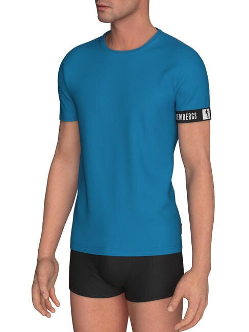 BIKKEMBERGS NEW PUPINO Koszulka niebieski - Koszulki męskie