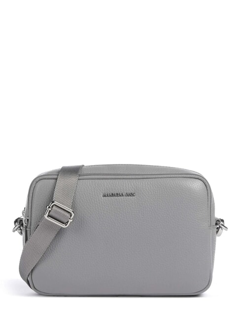 MANDARINA DUCK MELLOW LEATHER Skórzana torba na aparat fotograficzny niebo grudniowe - Torby damskie