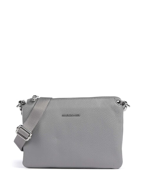 MANDARINA DUCK MELLOW Skórzana torba na ramię niebo grudniowe - Torby damskie