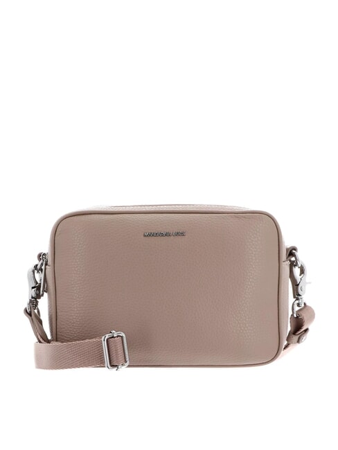 MANDARINA DUCK MELLOW Skórzana torba na ramię do aparatu ciepły szary - Torby damskie
