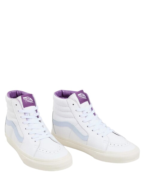 VANS SK8-HI  Skórzane trampki skóra premium halogen niebieski - Buty uniseks