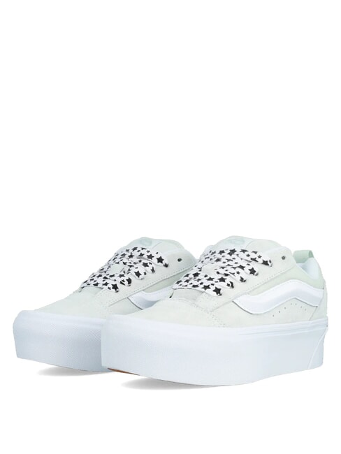 VANS KNU STACK  Wysokie skórzane trampki sport przyprawa jasnoniebieska - Buty uniseks