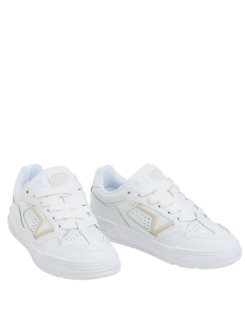 VANS UPLAND Adidasy  prawdziwy biały/francuski dąb - Buty uniseks
