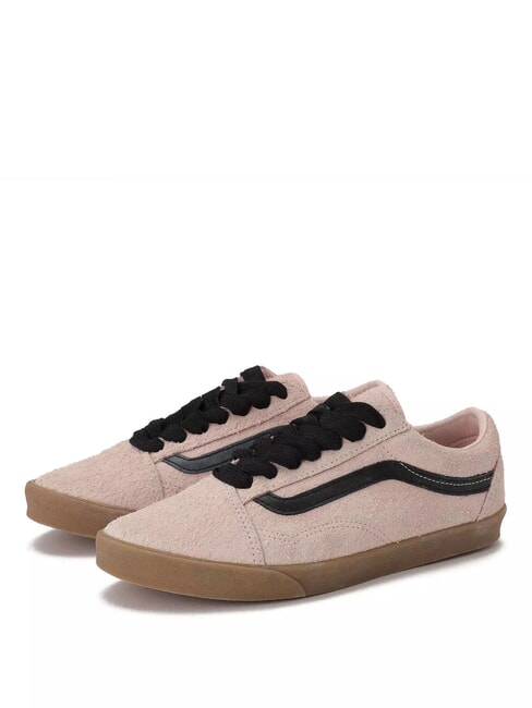 VANS OLD SKOOL LOWPRO  Trampki ze skóry zamszowej zamszowy brzoskwiniowy róż - Buty uniseks