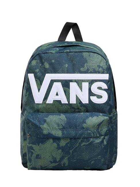 VANS OLD SKOOL DROP V  Plecak na laptopa 15" sukienka w kolorze niebieskim/ciemny las - Plecaki szkolne i rekreacyjne
