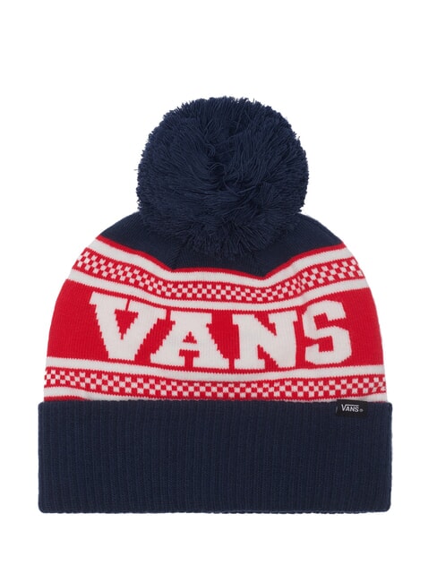 VANS VANS CHECK POM Czapka z pomponem ubierz się w bluesa - Włosy