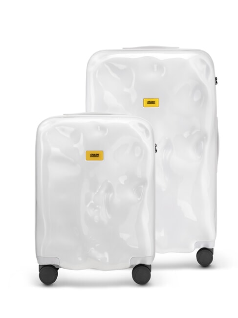 CRASH BAGGAGE ICON TONE ON TONE Zestaw 2 wózków: kabinowy + duży białe światło - Zestaw wózków