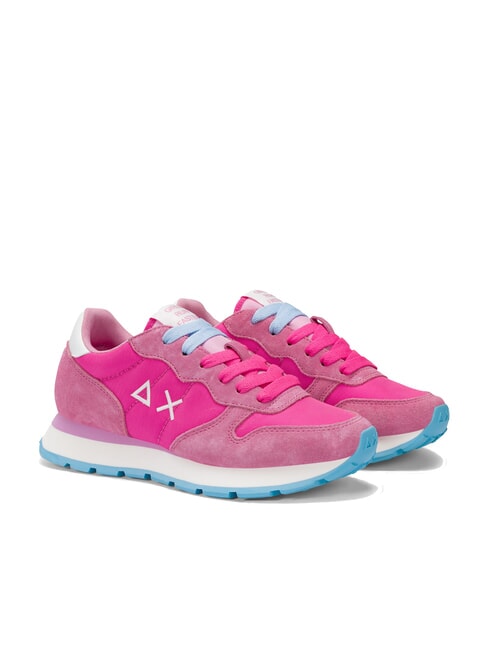 SUN68 ALLY SOLID NYLON Adidasy fuksja - Buty damskie