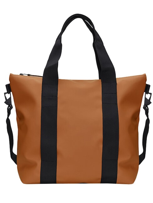 RAINS TOTE BAG MINI Torba wodoodporna rdza - Torby damskie