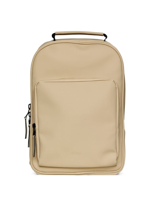 RAINS BOOK DAYPACK  Wodoodporny plecak piasek - Plecaki