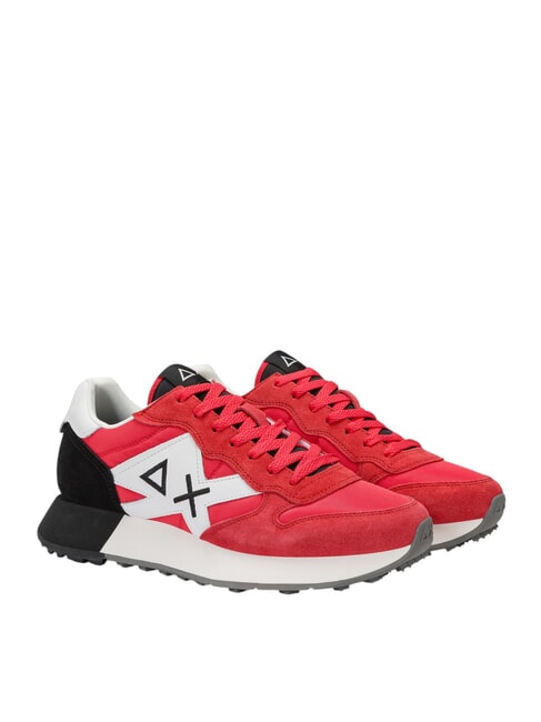 SUN68 JAKI 2.0 SOLID Adidasy czerwony - Buty męskie