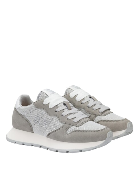 SUN68 ALLY GLITTER TEXTILE Trampki z brokatowymi wstawkami srebrny - Buty damskie