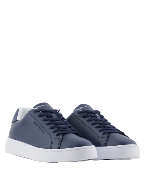 ARMANI EXCHANGE A|X COURTSIDE Skórzane trampki Zdrowie - Buty męskie