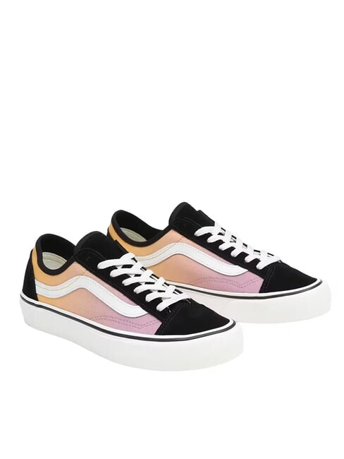 VANS STYLE 36 DECON Trampki z płótna i skóry  liliowy - Buty uniseks