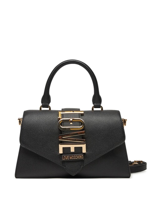 LOVE MOSCHINO VERTICAL LOGO Torebka z paskiem na ramię Czarny - Torby damskie