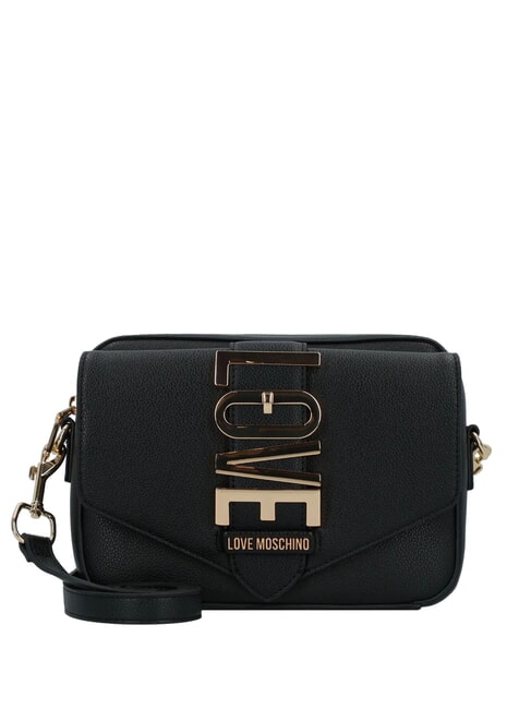 LOVE MOSCHINO VERTICAL LOGO Mała torba na ramię Czarny - Torby damskie
