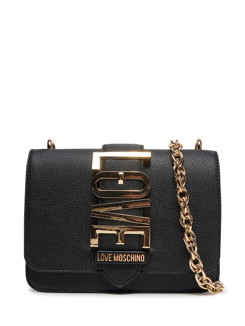 LOVE MOSCHINO VERTICAL LOGO Mała torba na ramię Czarny - Torby damskie