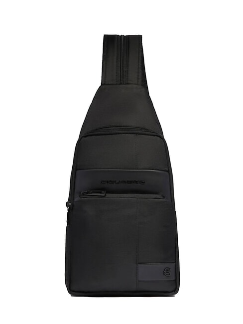 PIQUADRO WOLLEM iPad Mini Sling / Plecak Czarny - Torby na ramię męskie