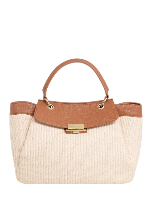 ARMANI EXCHANGE WAVE CROCHET  Torebka z paskiem na ramię dolina/whisky - Torby damskie