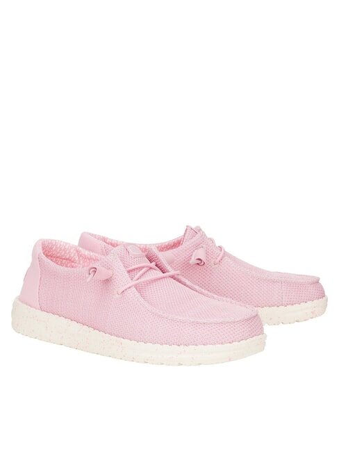 HEY DUDE WENDY STRETCH SOX Mokasyny z elastycznej tkaniny rozeta - Buty damskie