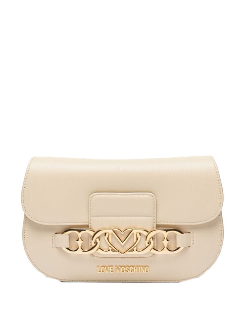 LOVE MOSCHINO ATOM Torba na ramię kość słoniowa - Torby damskie