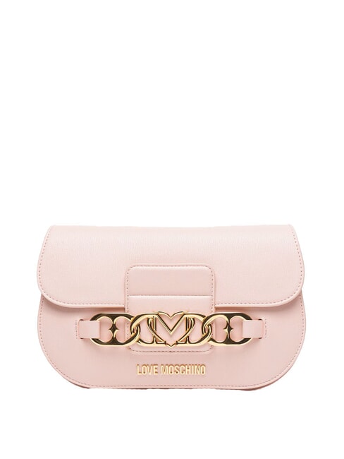 LOVE MOSCHINO ATOM Torba na ramię róża - Torby damskie