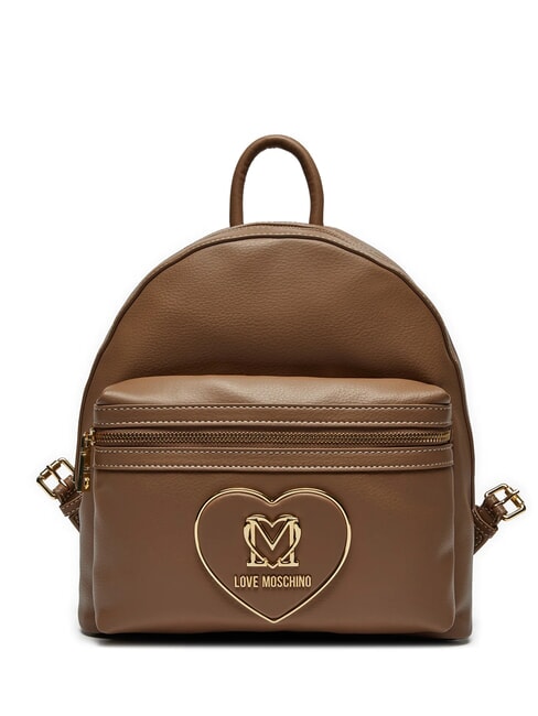 LOVE MOSCHINO GOLDEN HEART  Plecak kolor ciemnoszary - Torby damskie
