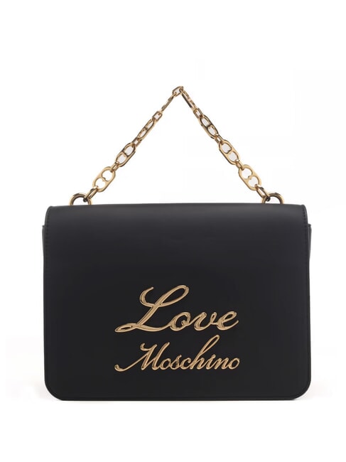 LOVE MOSCHINO LOVELY CHAIN  Torebka z paskiem na ramię Czarny - Torby damskie
