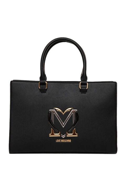 LOVE MOSCHINO COLORFUL HEART Torebka z paskiem na ramię Czarny - Torby damskie