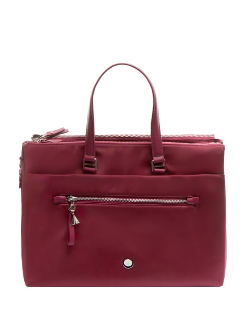 SAMSONITE KARISSA EVO  Torebka z paskiem na ramię, uchwyt na komputer 14,1" GRANATOWY CZERWONY - Torby damskie
