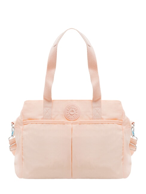 KIPLING KENZIE PINK Torba na ramię z paskiem na ramię różowe piaski - Torby damskie