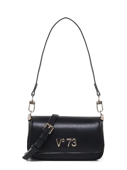 V73 BAMBOO BAG Torba z klapką o podwójnej funkcji czarny - Torby damskie