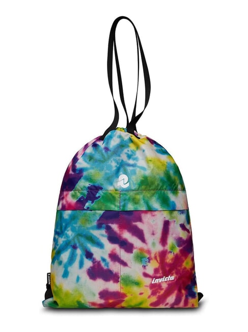 INVICTA SAKKY BAG Torba szkolna tęcza tie-dye - Plecaki szkolne i rekreacyjne