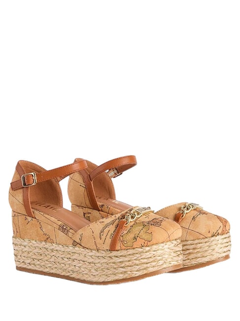 ALVIERO MARTINI PRIMA CLASSE GEO Wysokie sandały NATURALNY - Buty damskie