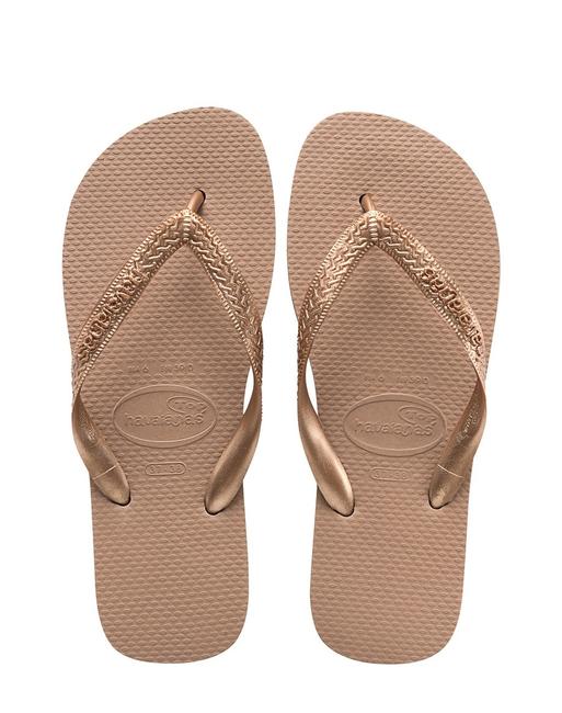 HAVAIANAS TOP TIRAS Klapki różowy/złoty - Buty damskie