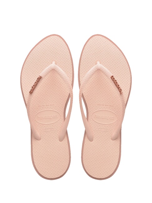 HAVAIANAS SLIM POINT Klapki KROKUSY/RÓŻE - Buty damskie