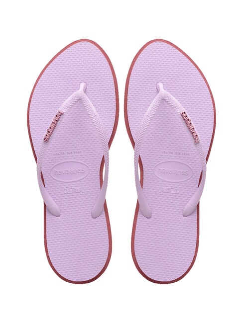 HAVAIANAS SLIM POINT Klapki amarant - Buty damskie